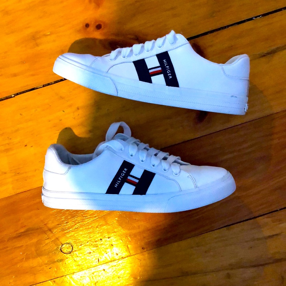 White sneakers